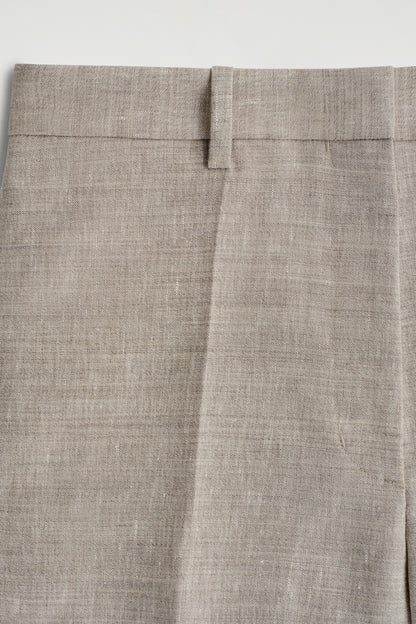 Tailored Linen Shorts