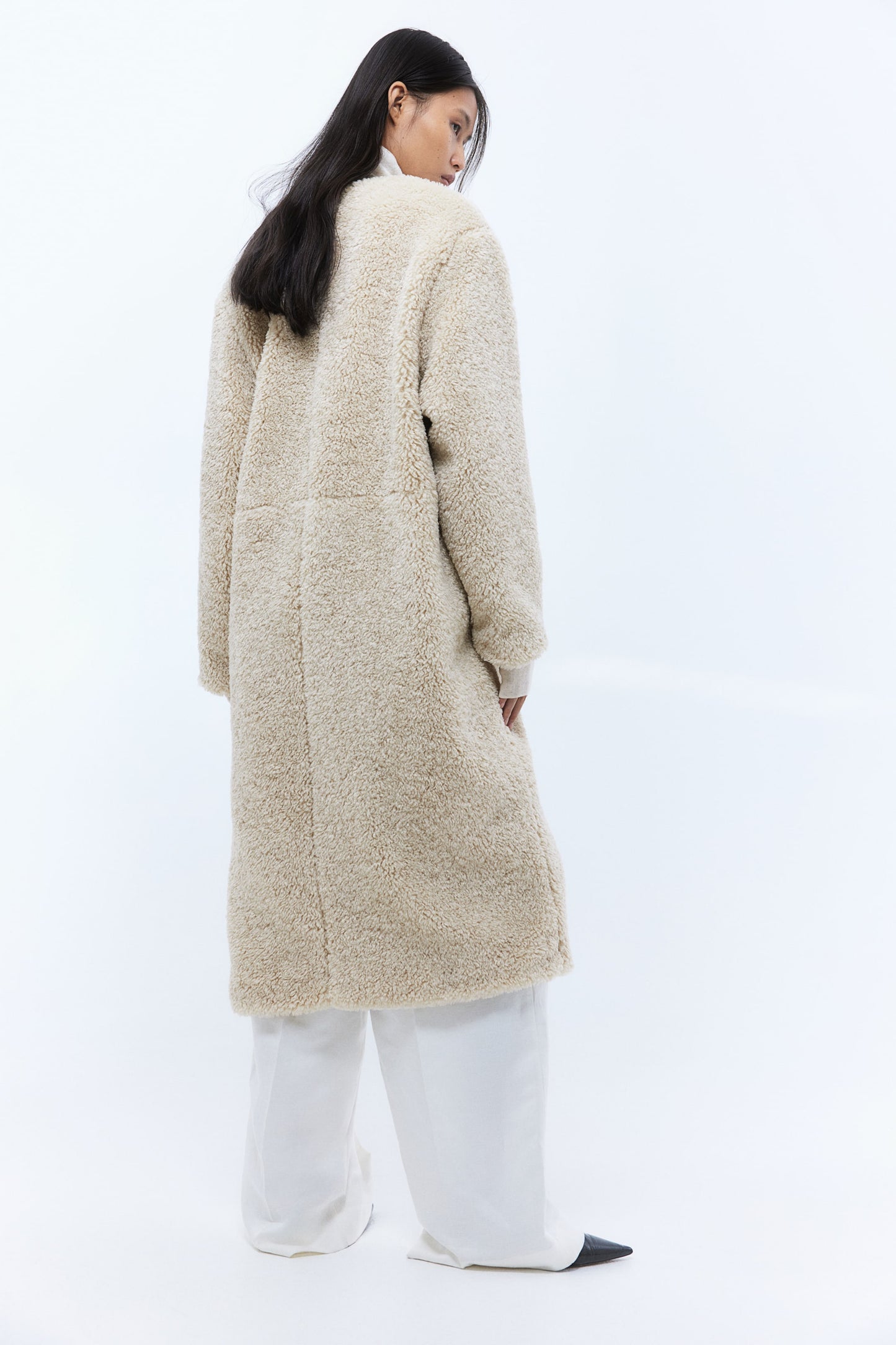 Teddy maxi coat