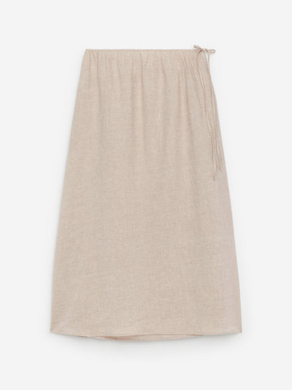 Linen Wrap Skirt