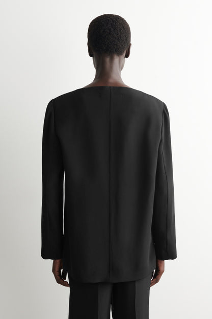 Tailored Silk Top