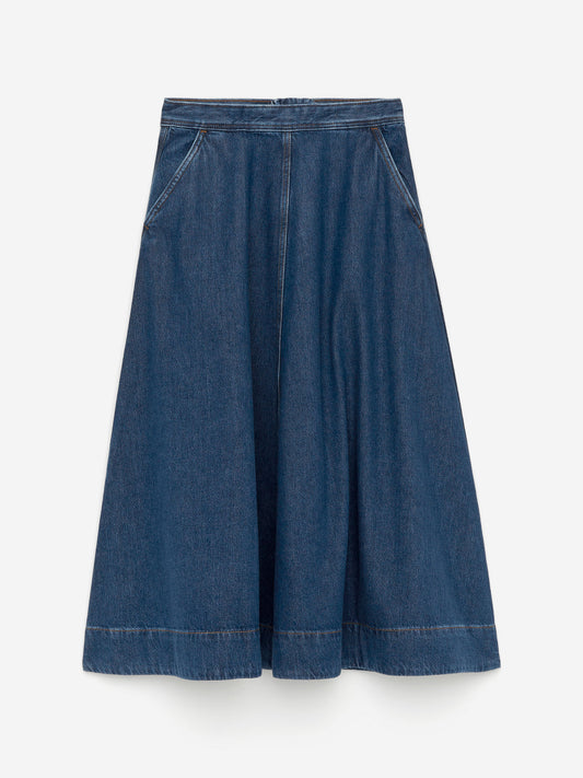 A-Line Denim Skirt
