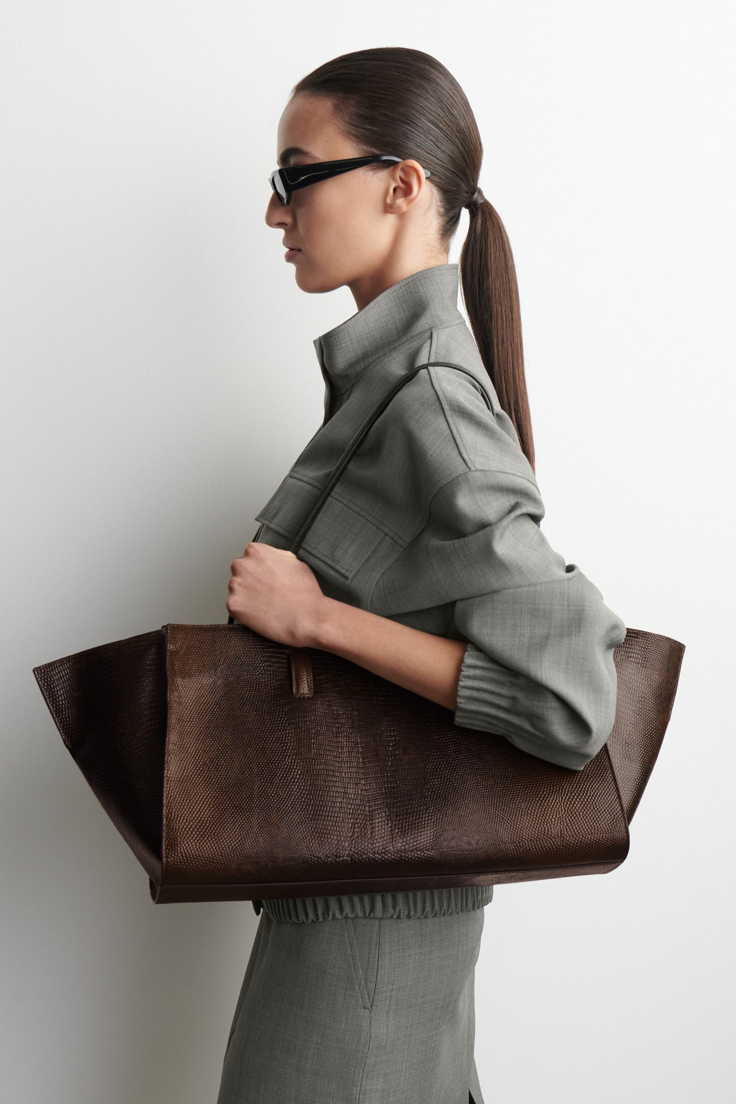 Monument Leather Tote Bag