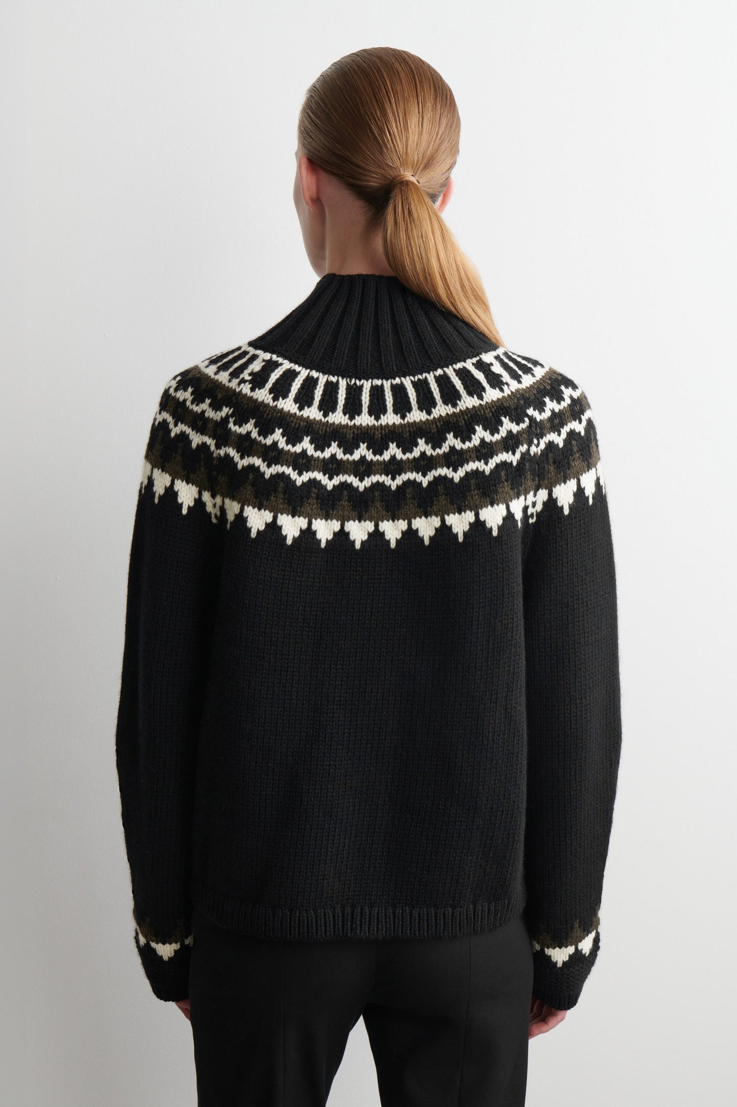 Fair Isle Wool-Cashmere Jumper