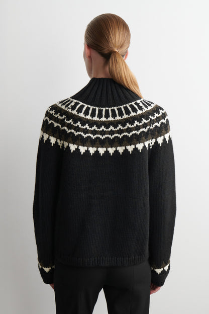 Fair Isle Wool-Cashmere Jumper