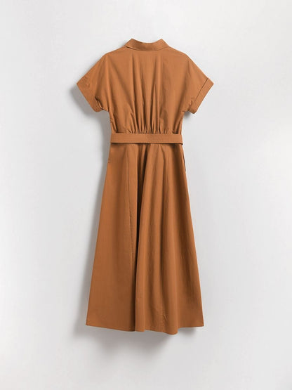 Midi shirt dress