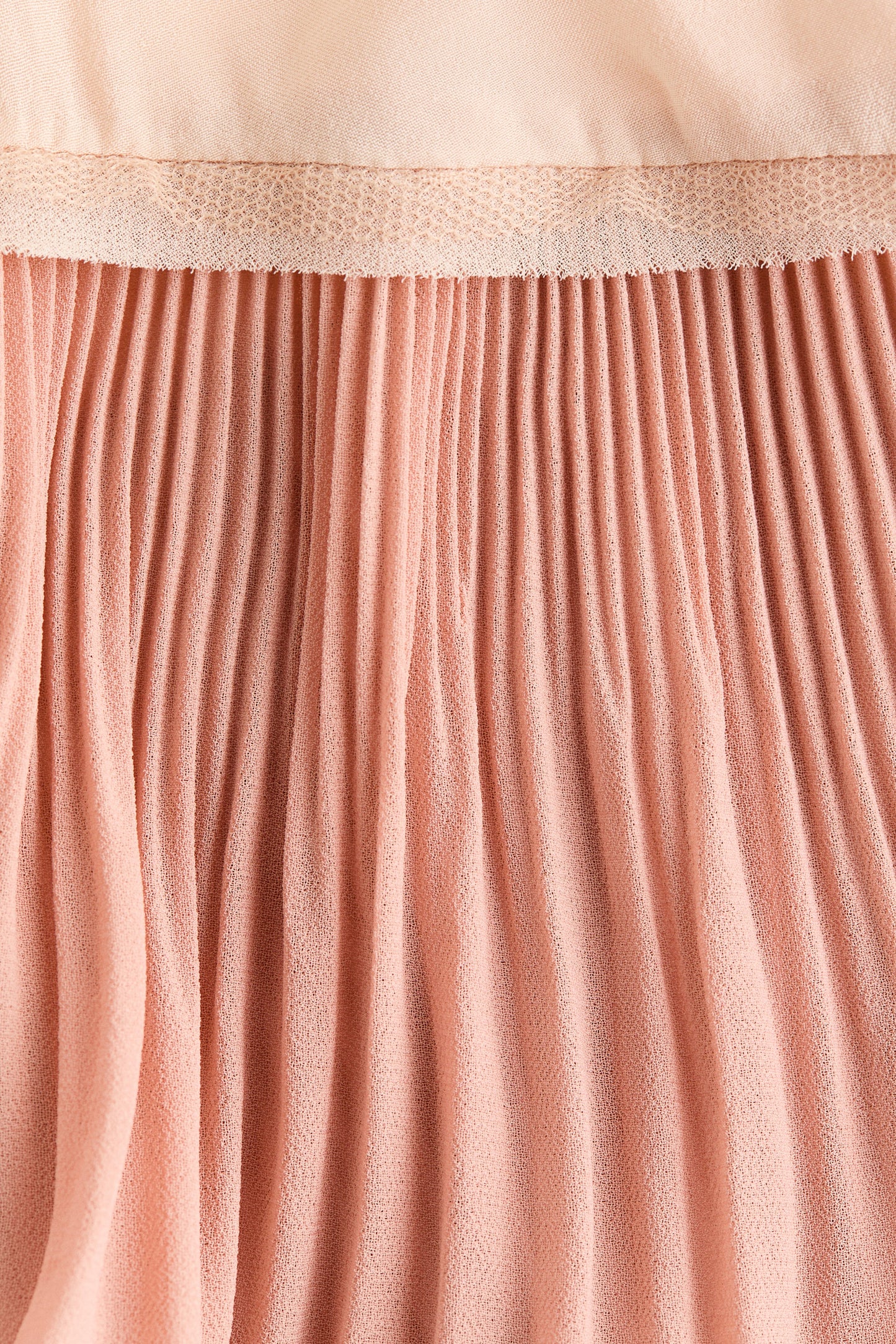 Lace-trimmed slip dress
