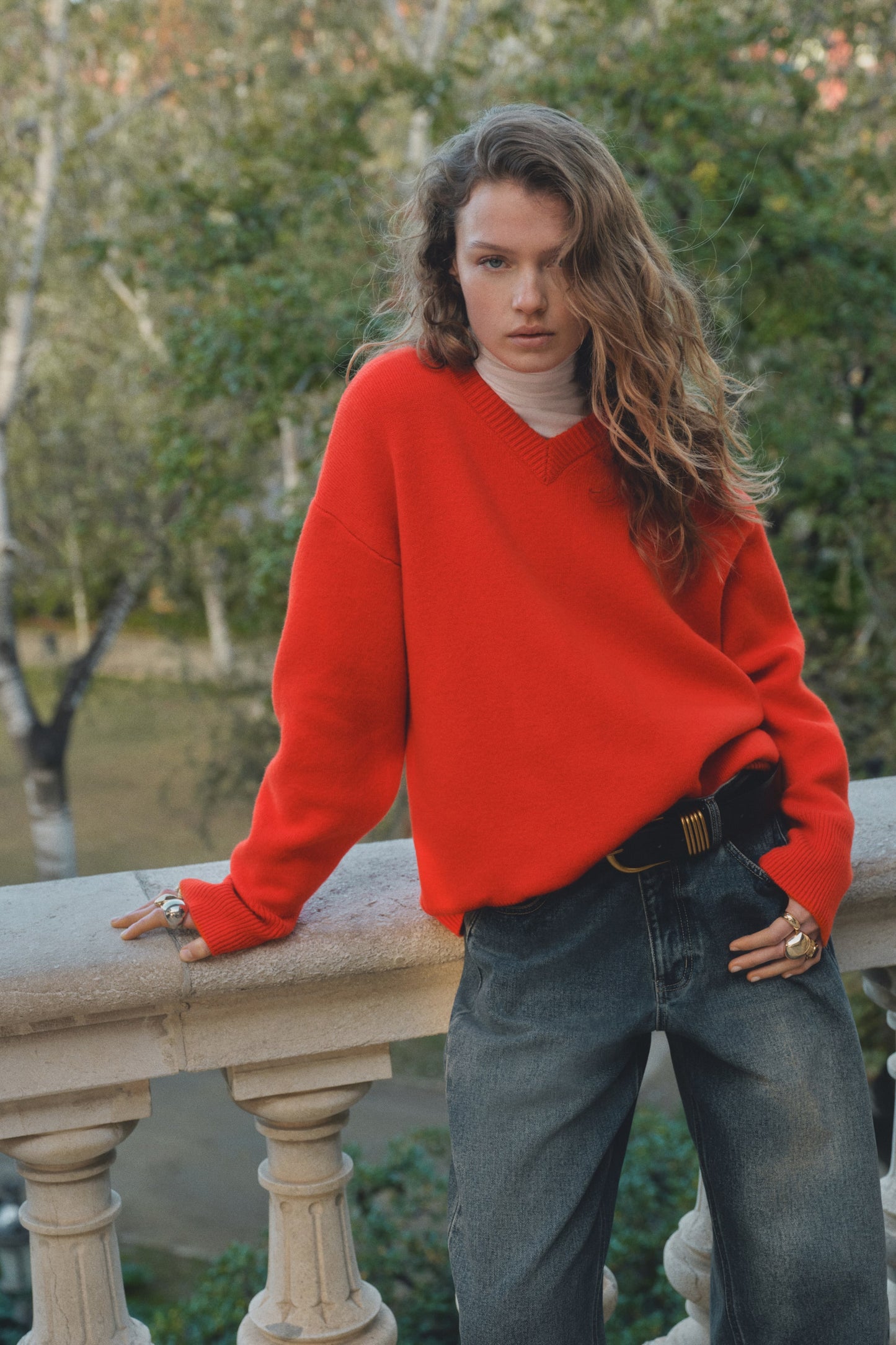 Wool-blend jumper