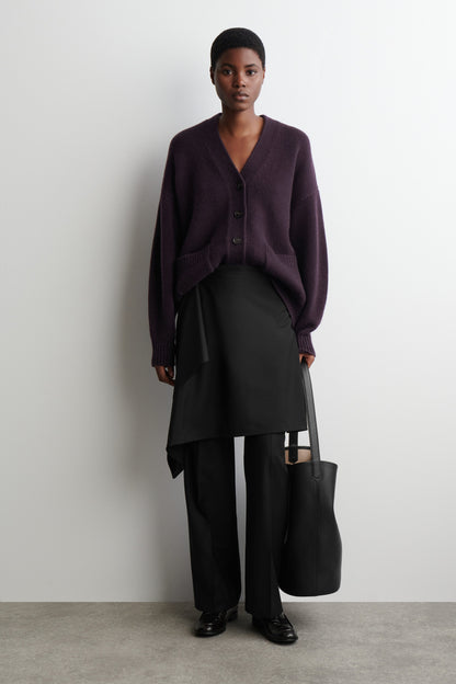 Oversized Cashmere-Blend Cardigan