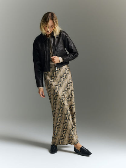 Animal pattern skirt