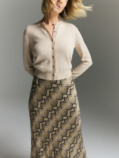 Animal pattern skirt