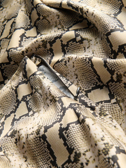 Animal pattern skirt