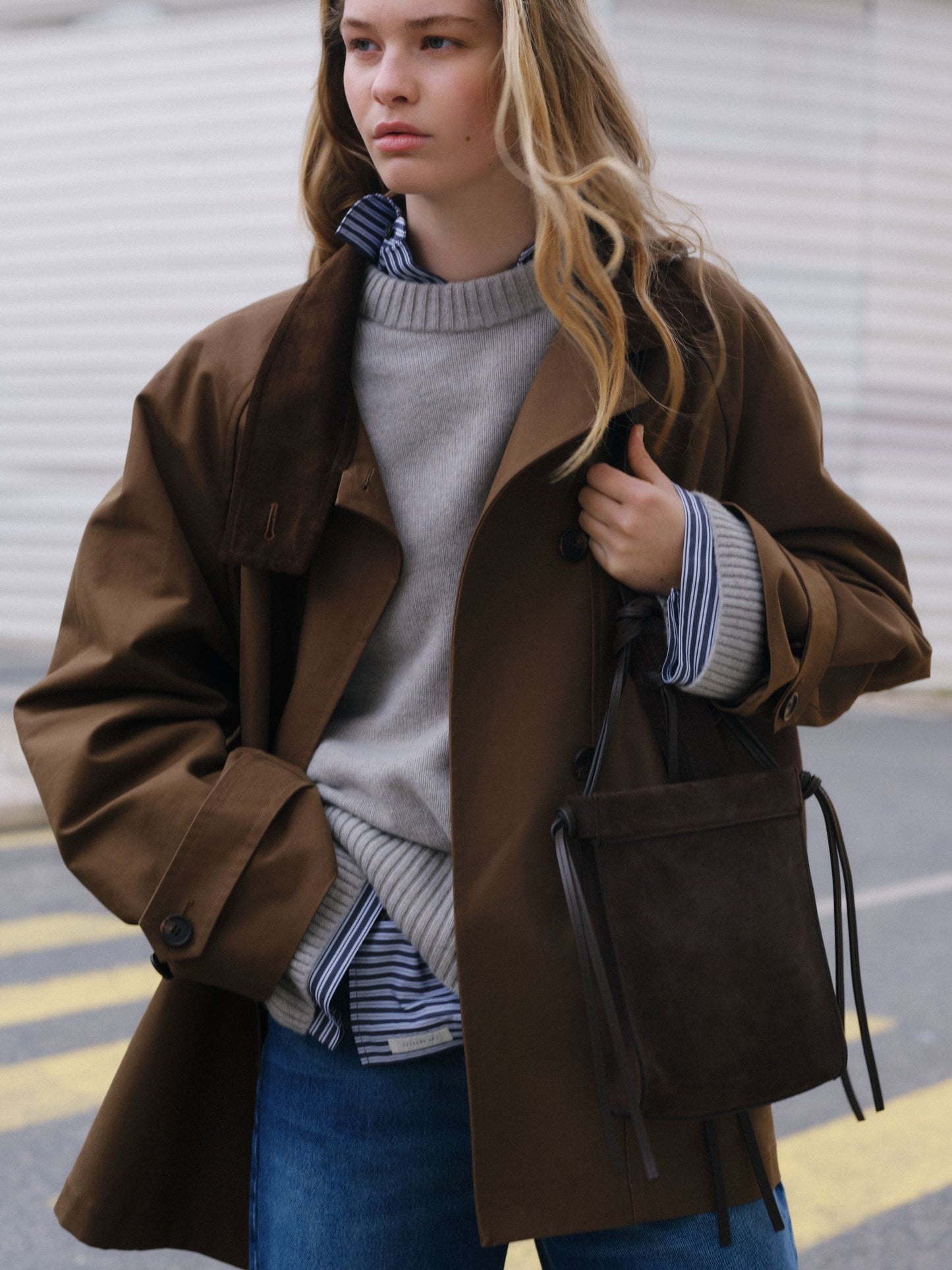 Corduroy-Collar Jacket