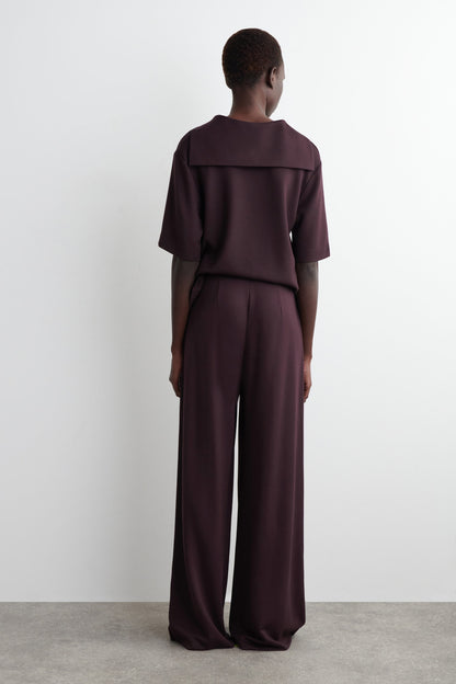 Modal Wide-Leg Trousers