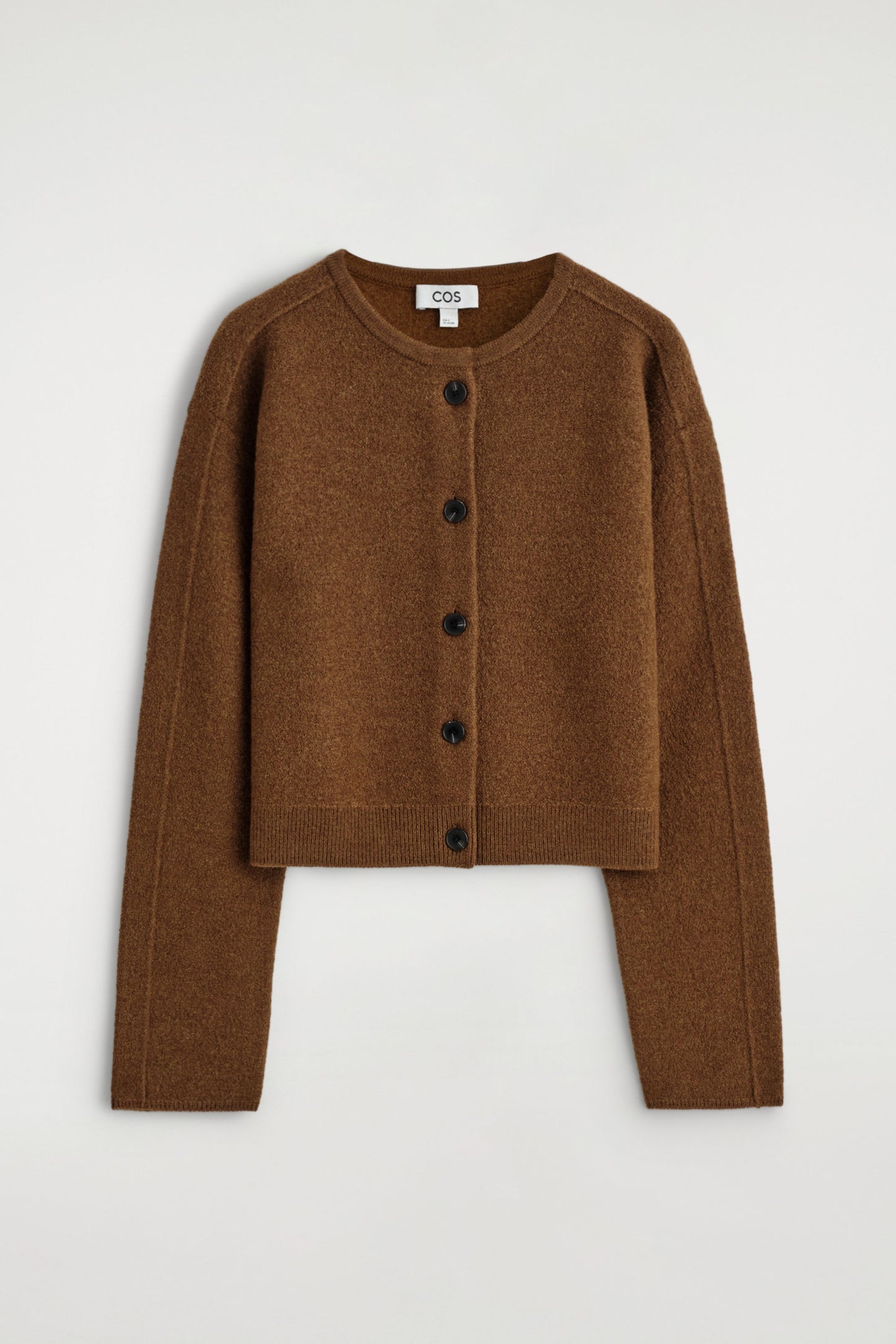 Boiled-Wool Cardigan