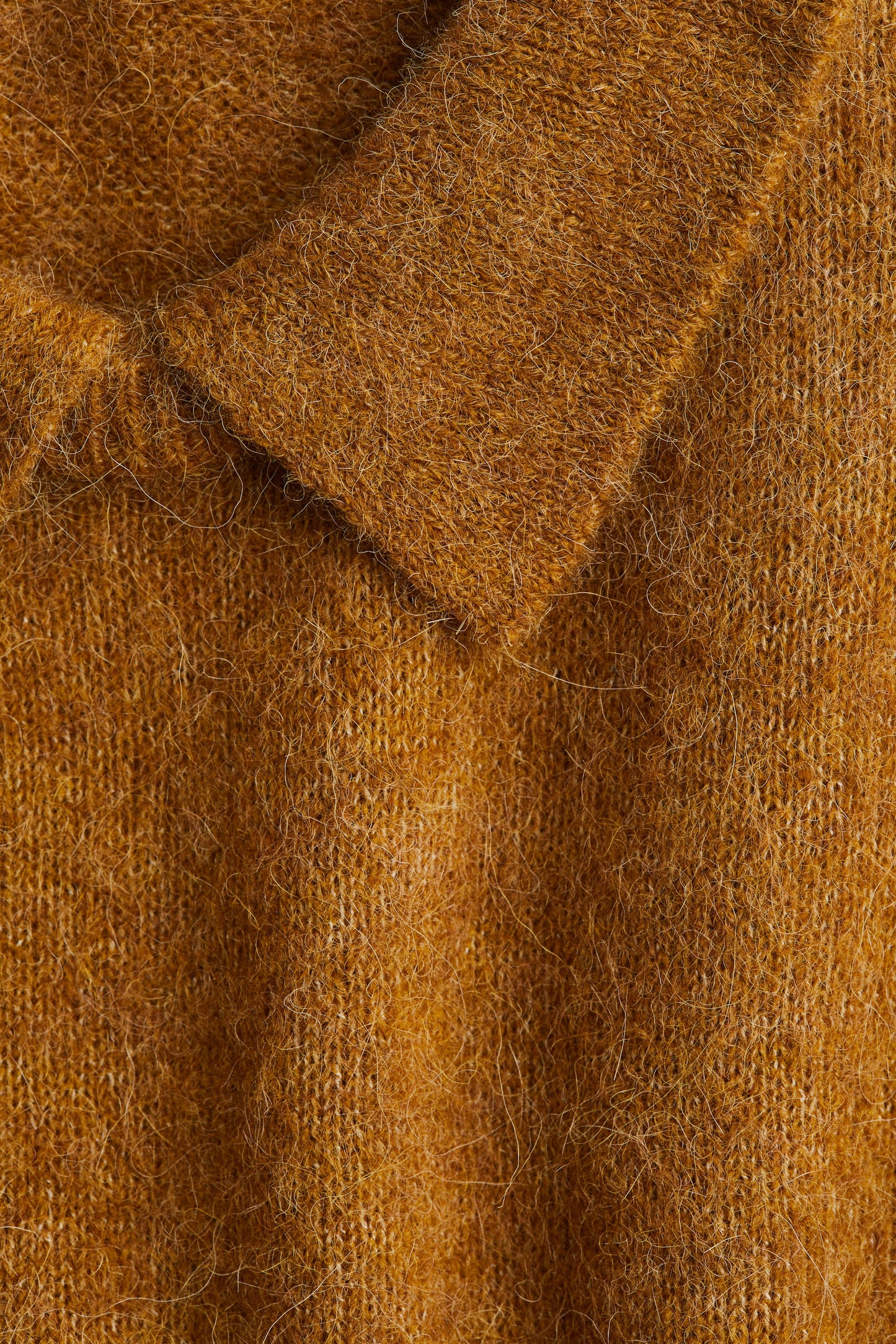 Collared alpaca-blend jumper