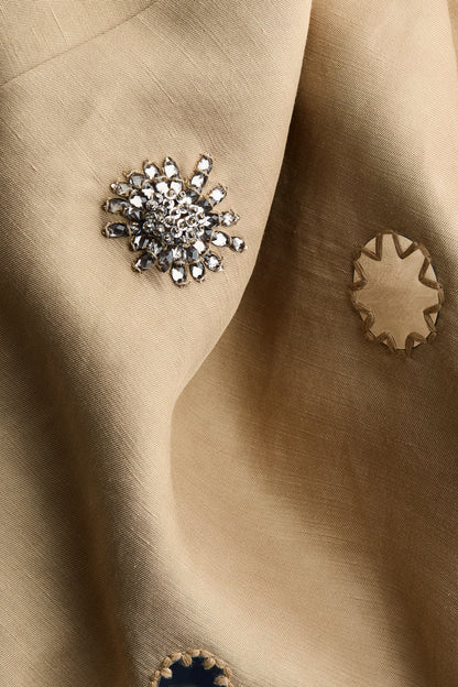 Embellished A-line dress