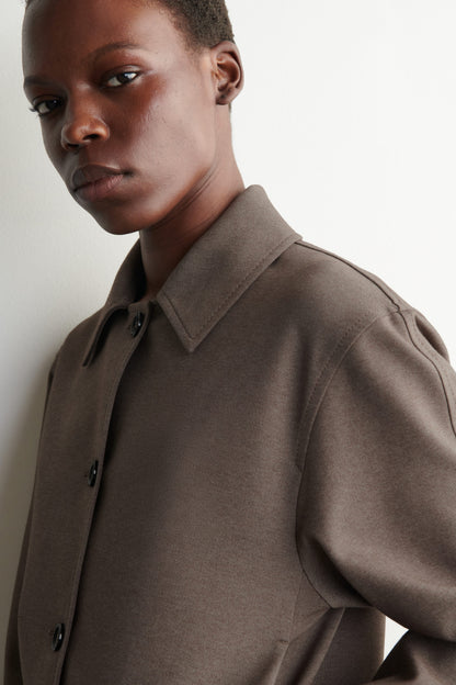 Rounded Jersey Jacket