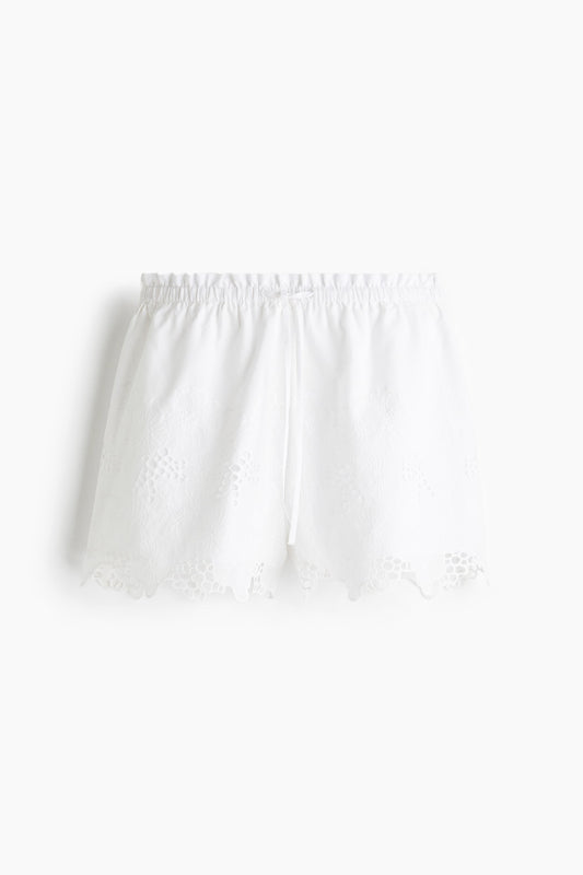 Broderie anglaise shorts