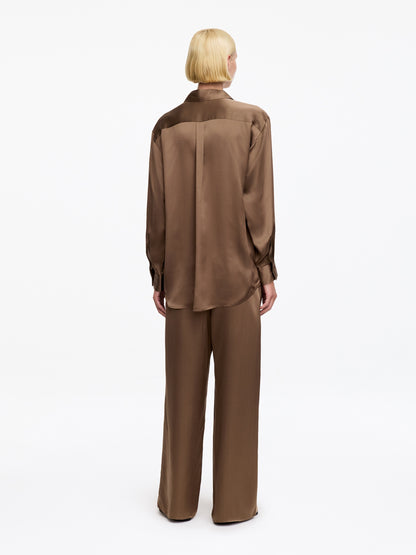 Silk Satin Trousers