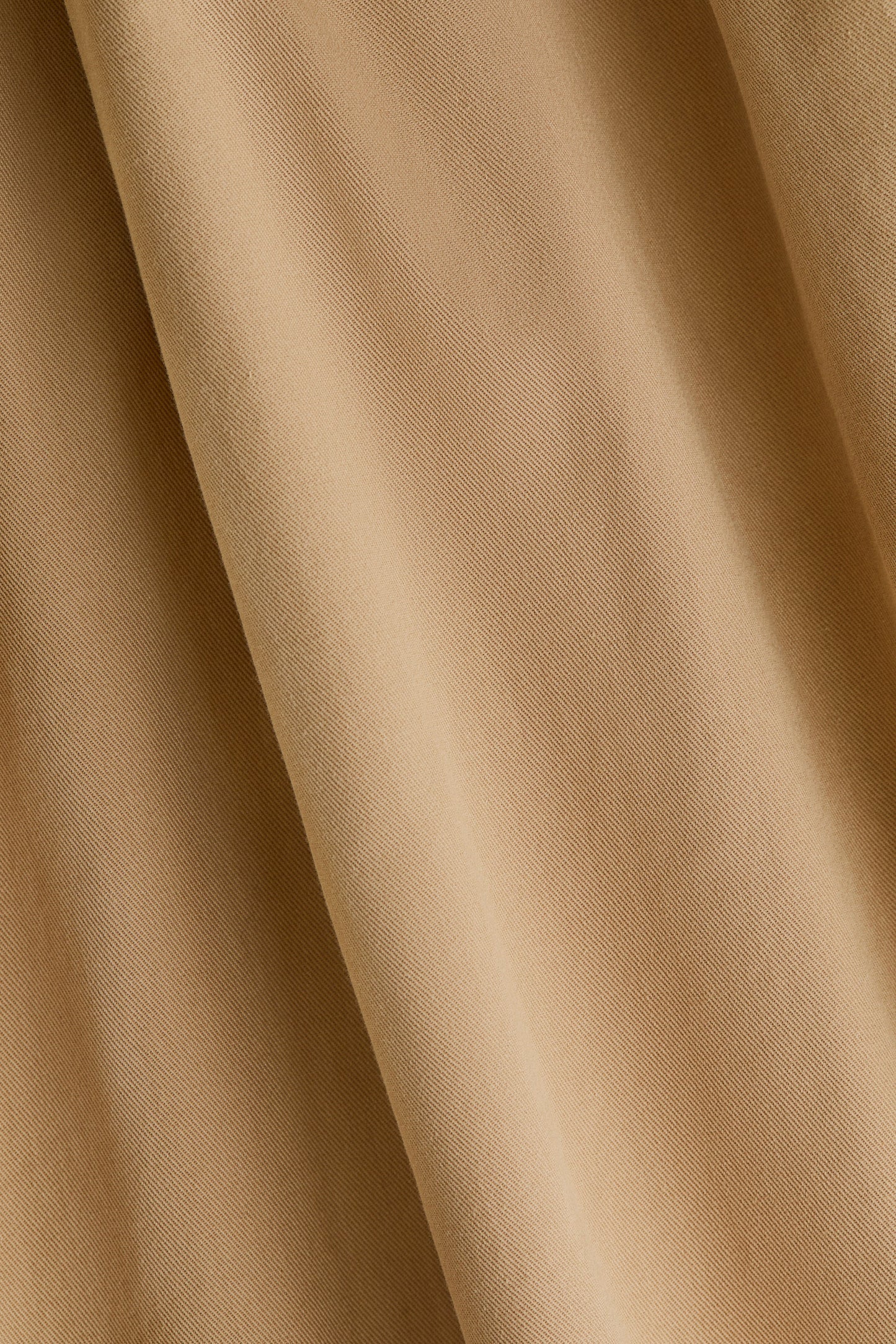 Pleated twill skirt