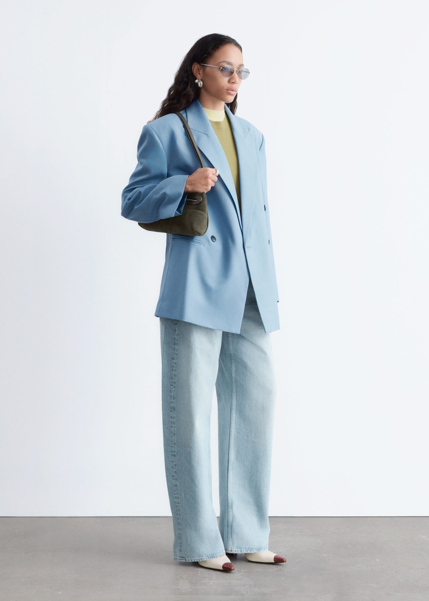 Double-Breasted Wool Blazer