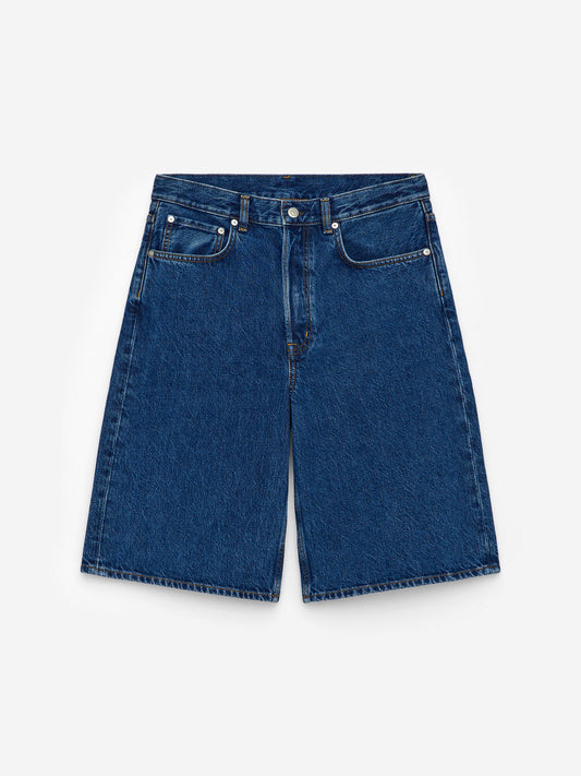 Long Denim Shorts