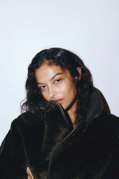 Fluffy coat