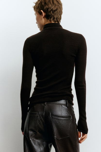 Coated trousers