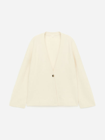 Alpaca-Wool Blend Cardigan