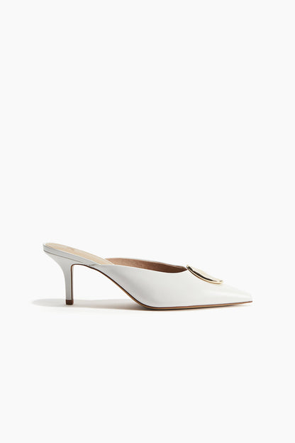 Pointed heeled mules