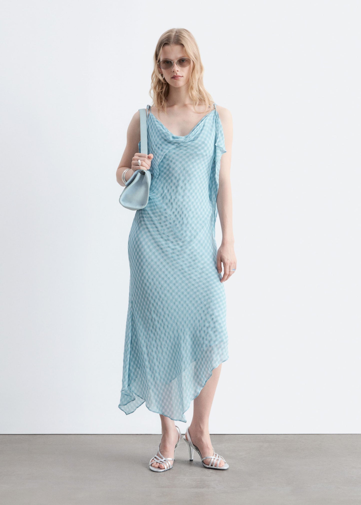 Draped Midi Dress
