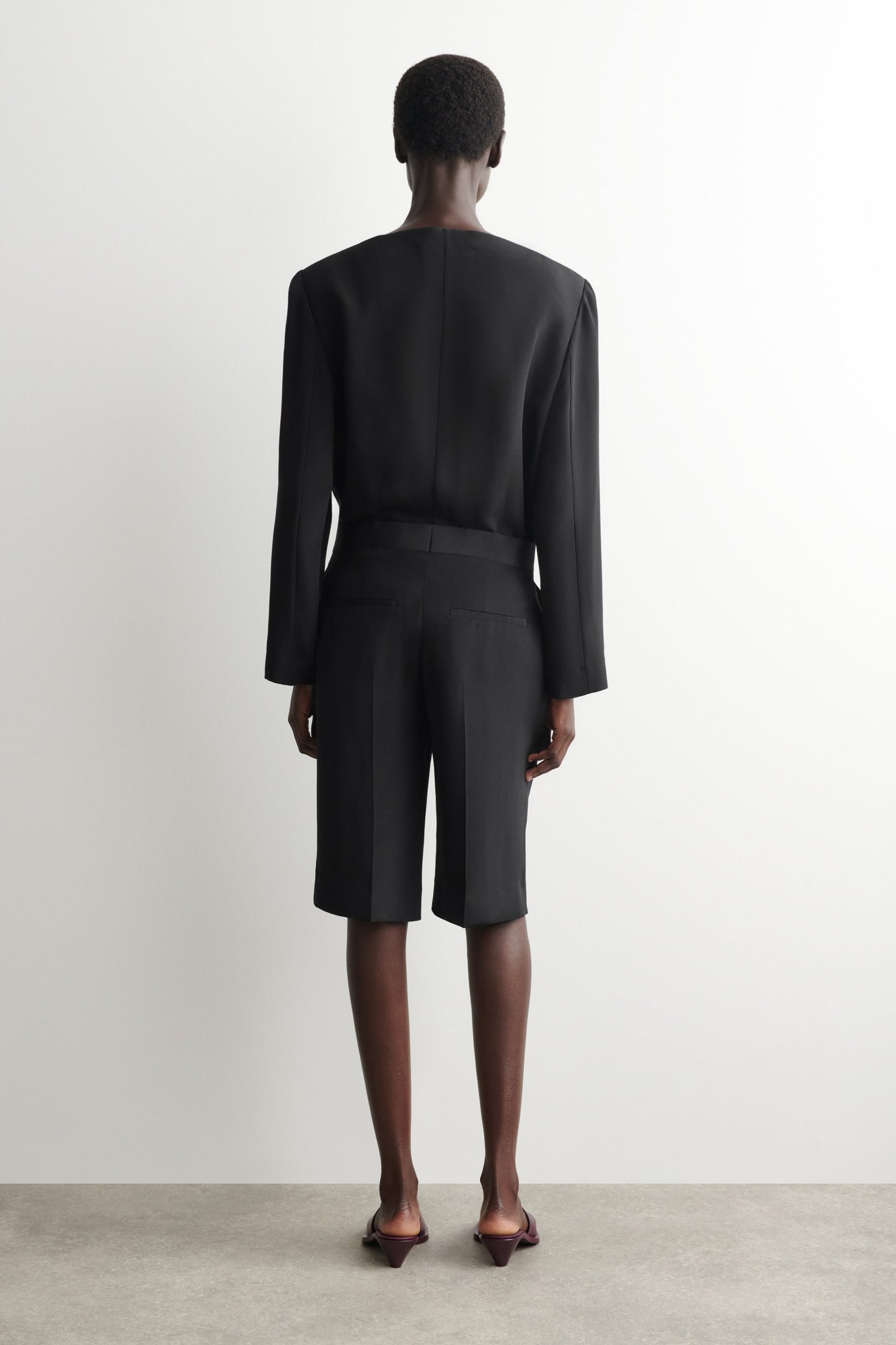 Tailored Silk Shorts