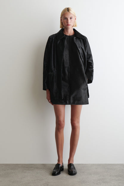 Pony Hair Mini Dress