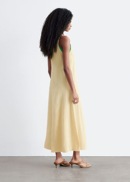 Scoop-Neck Midi Dress