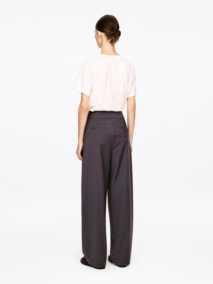 Wrap-Detail Tailored Trousers