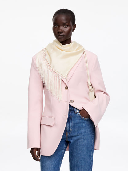 Jacquard Silk Scarf