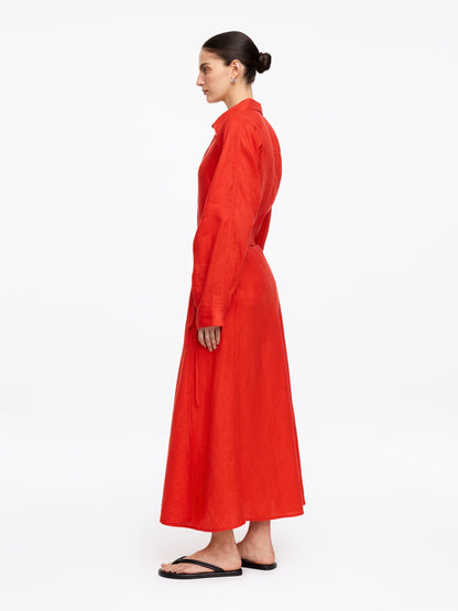 Linen Wrap Skirt