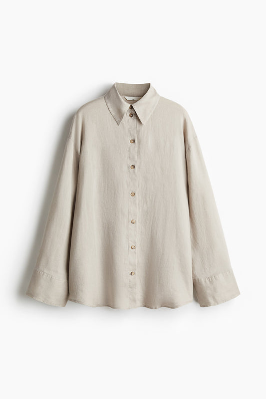Oversized linen shirt