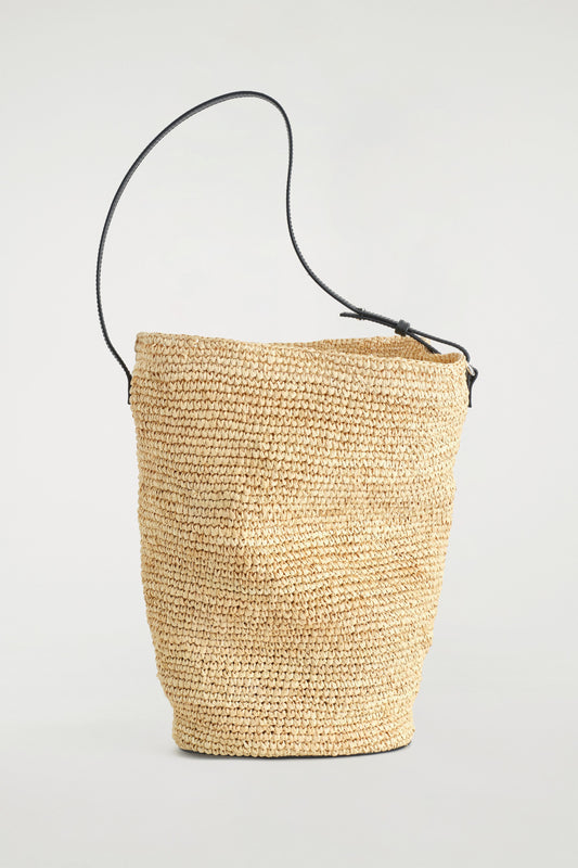 Straw Bucket Bag