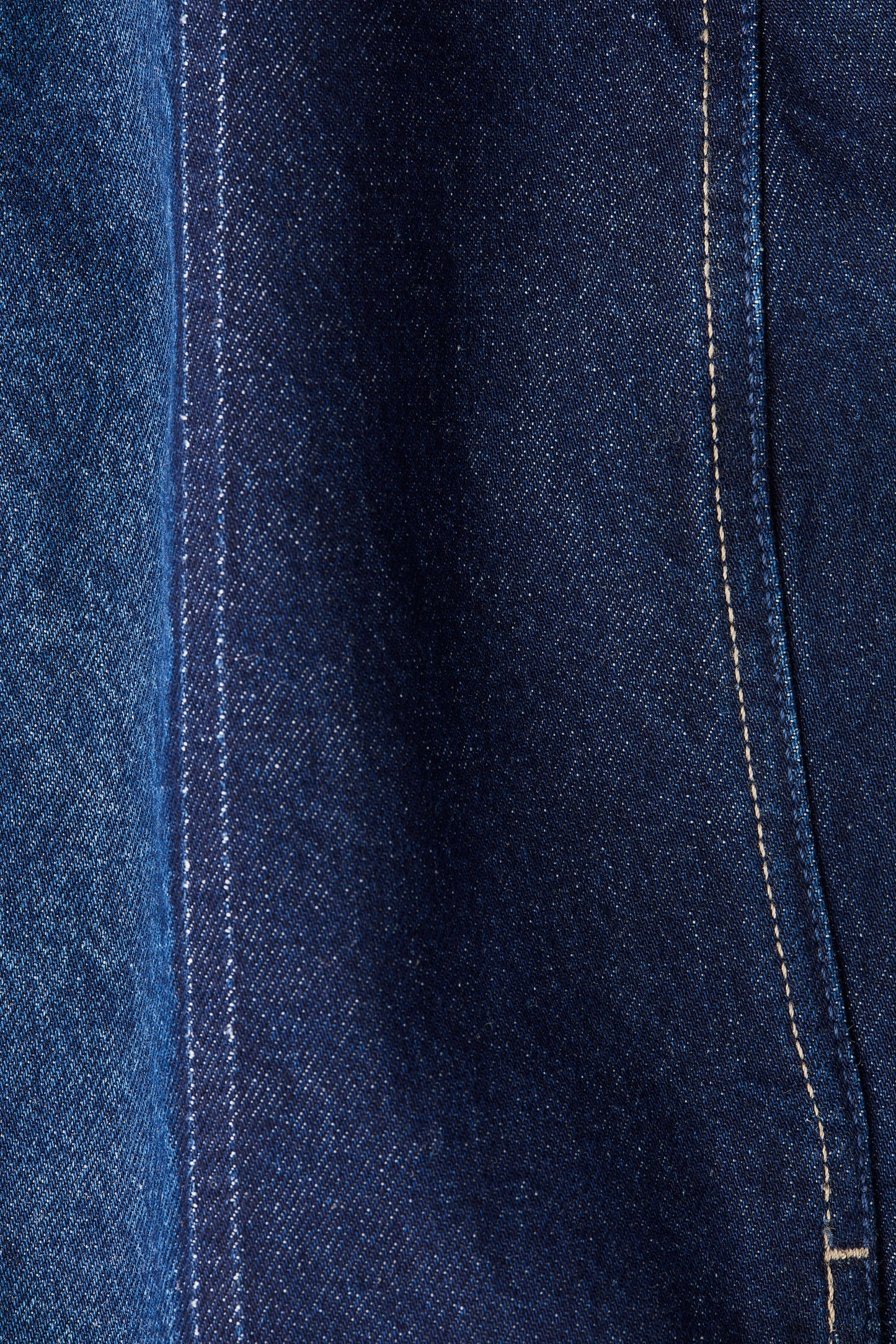 Two-toned denim top
