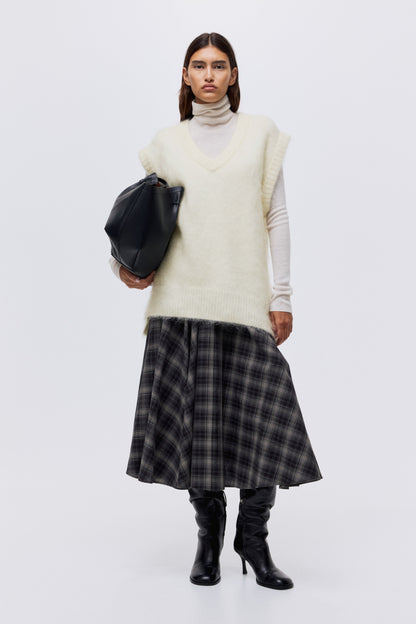 Mohair-blend sweater vest