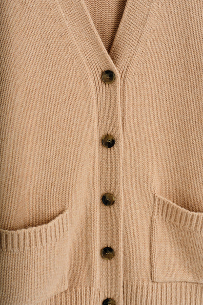 Oversized Cashmere-Blend Cardigan