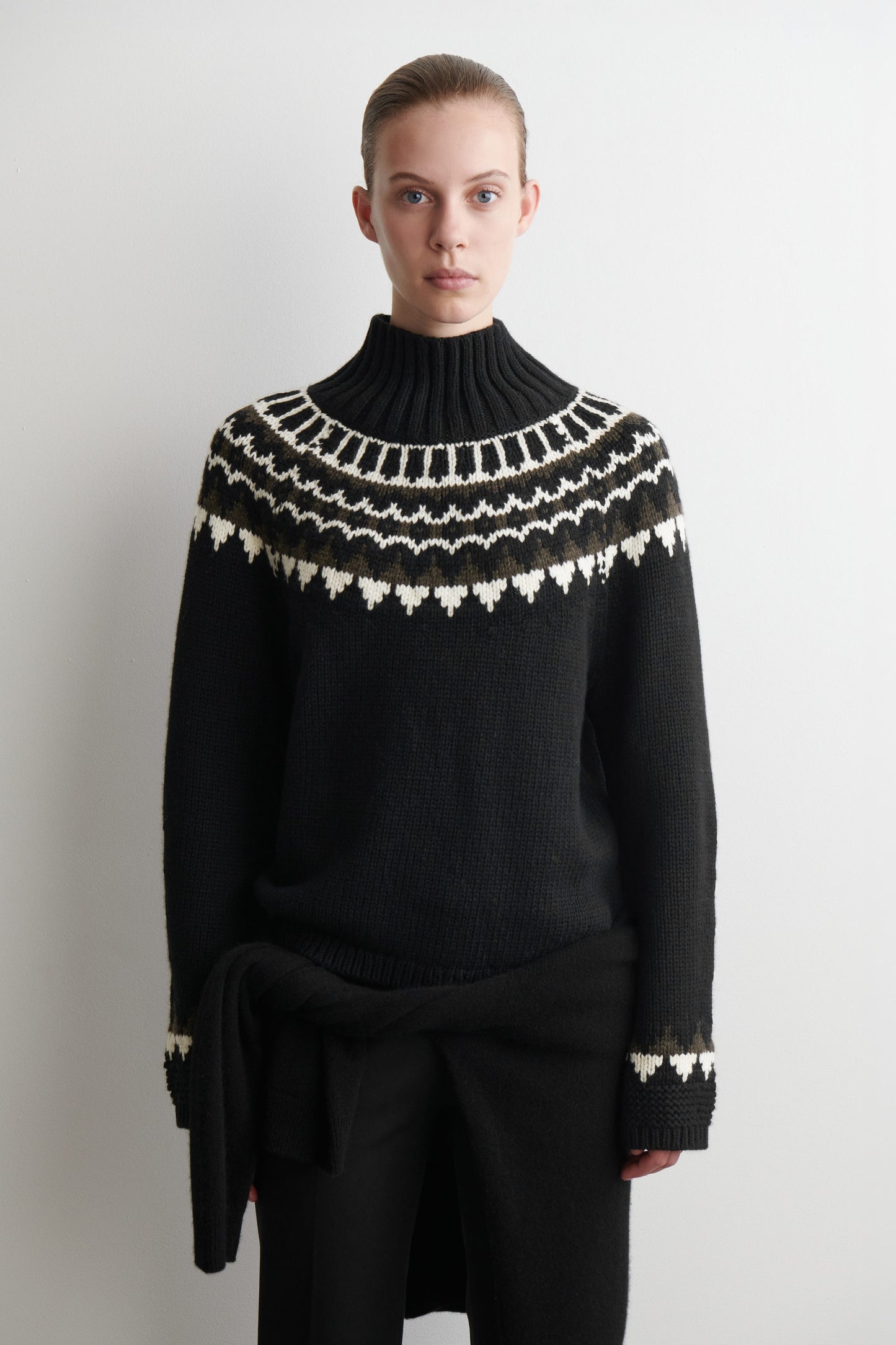Fair Isle Wool-Cashmere Jumper