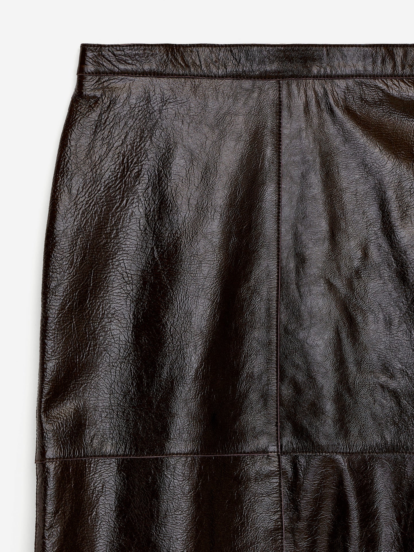 Naplak Leather Skirt