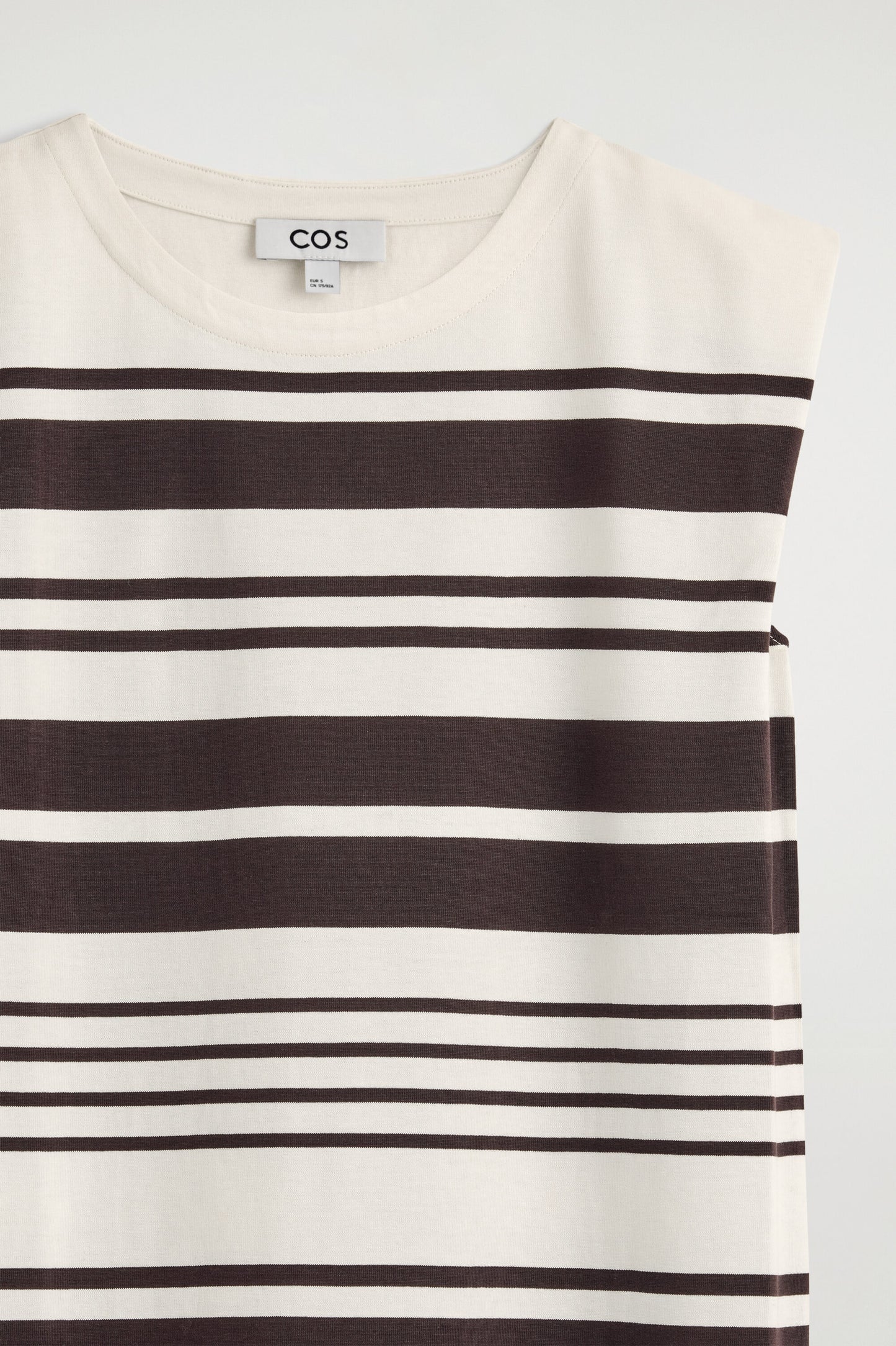 Folded-Shoulder Cotton-Jersey Midi Dress