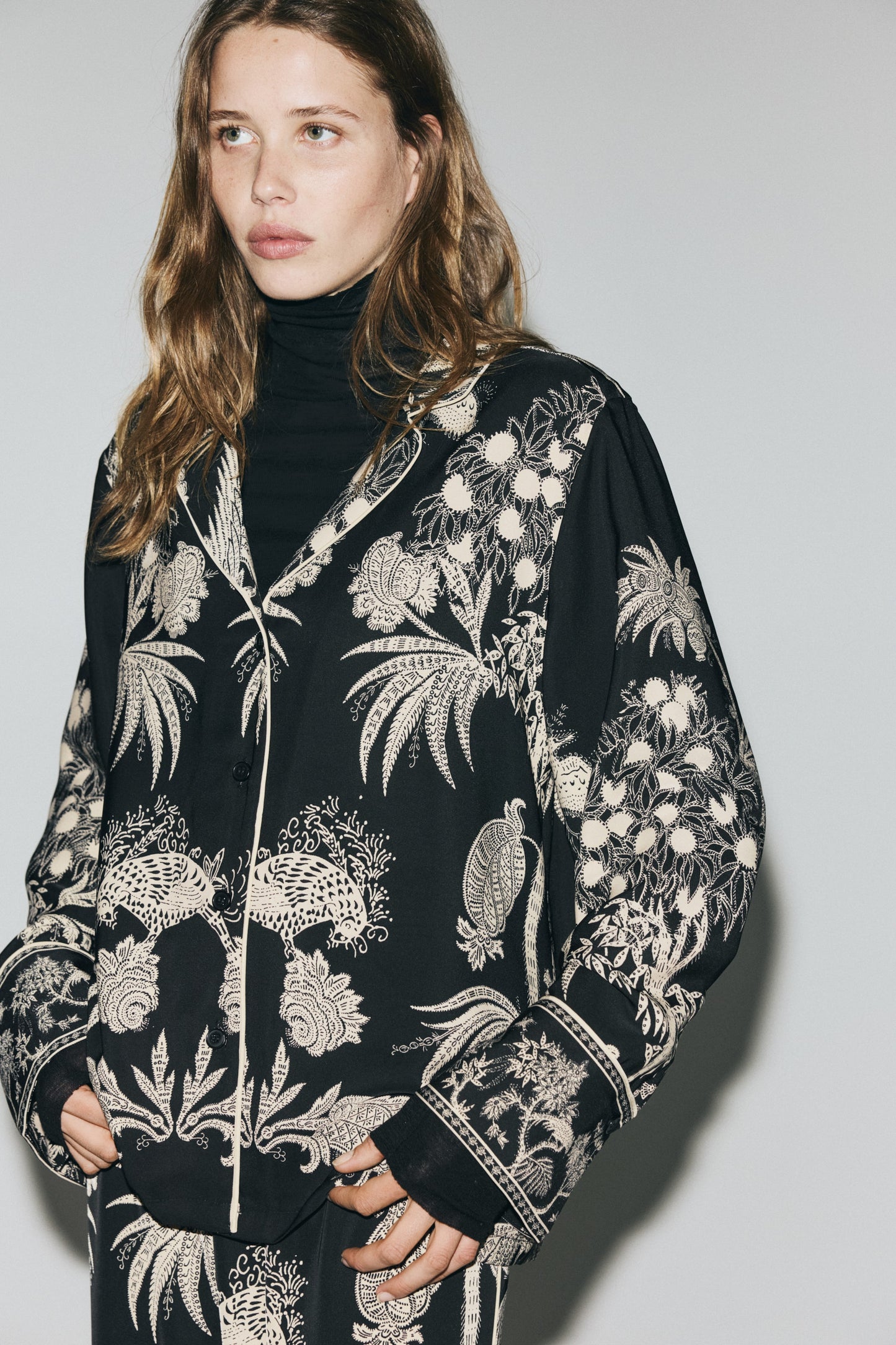 Printed resort shirt