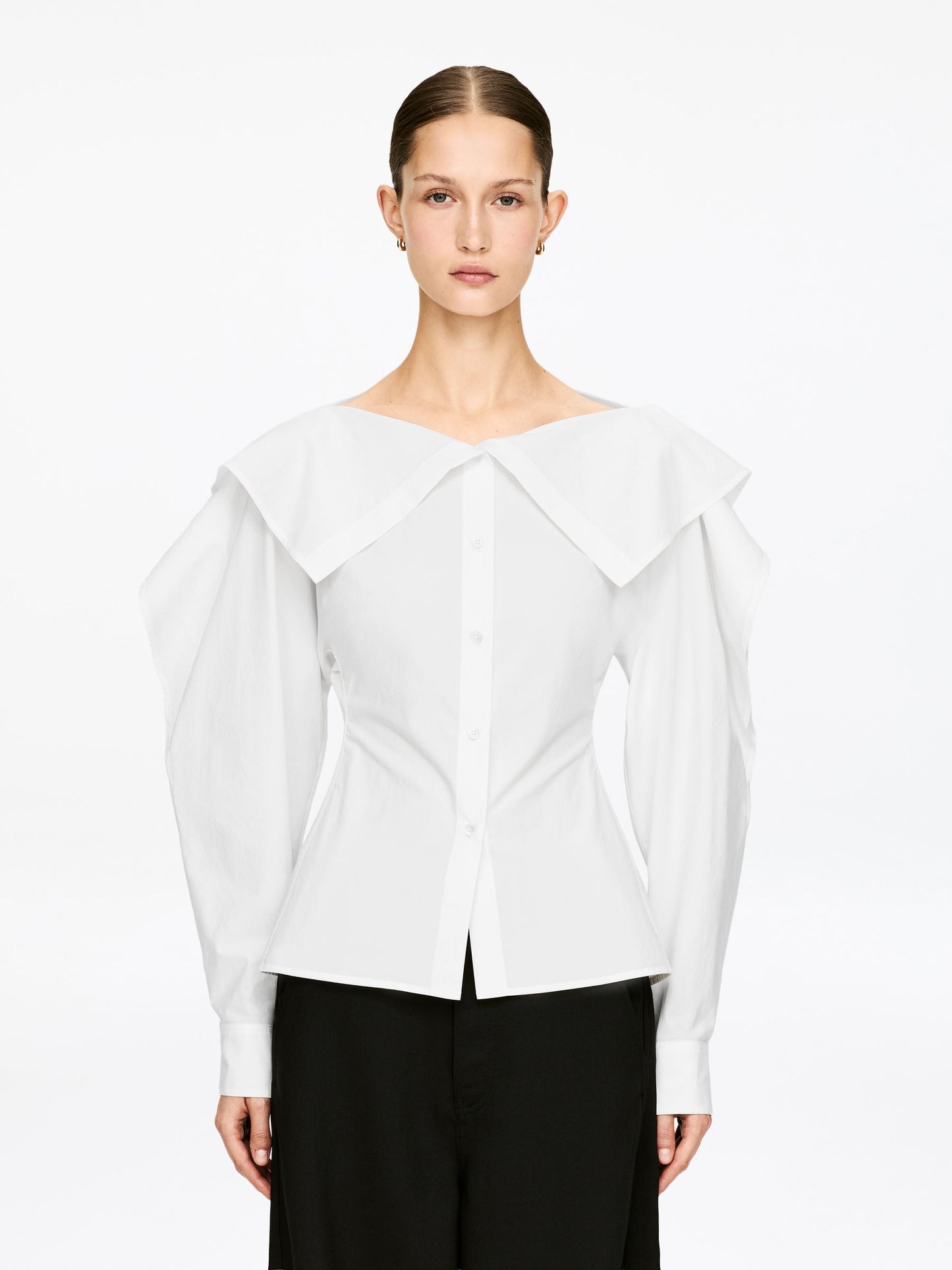 Volume Collar Blouse