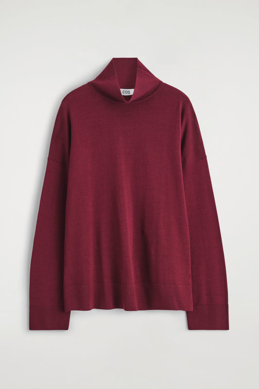 Merino Wool Turtleneck Jumper