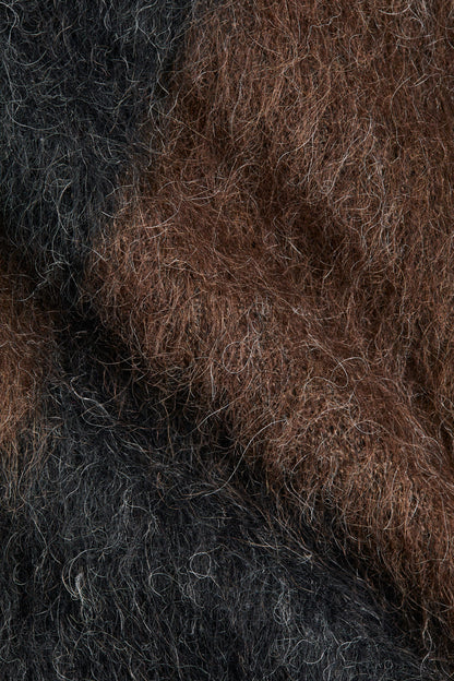 Mohair-blend turtleneck dress