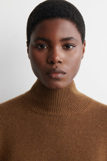 Cashmere Funnel-Neck Jumper